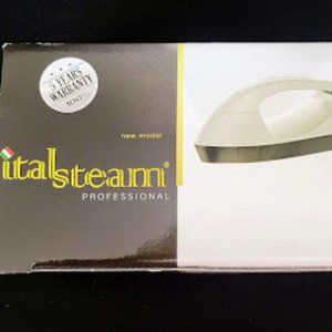 Italsteam Pro Steam Iron Steamer - Soft Touch Ultrasonic Technology - Open Box